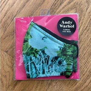 Andy Warhol Flowers Face Mask